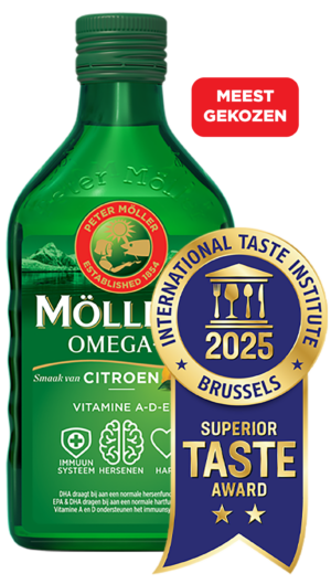 Möller's Oméga-3 Huile de Foie de Morue Citron - 250ml