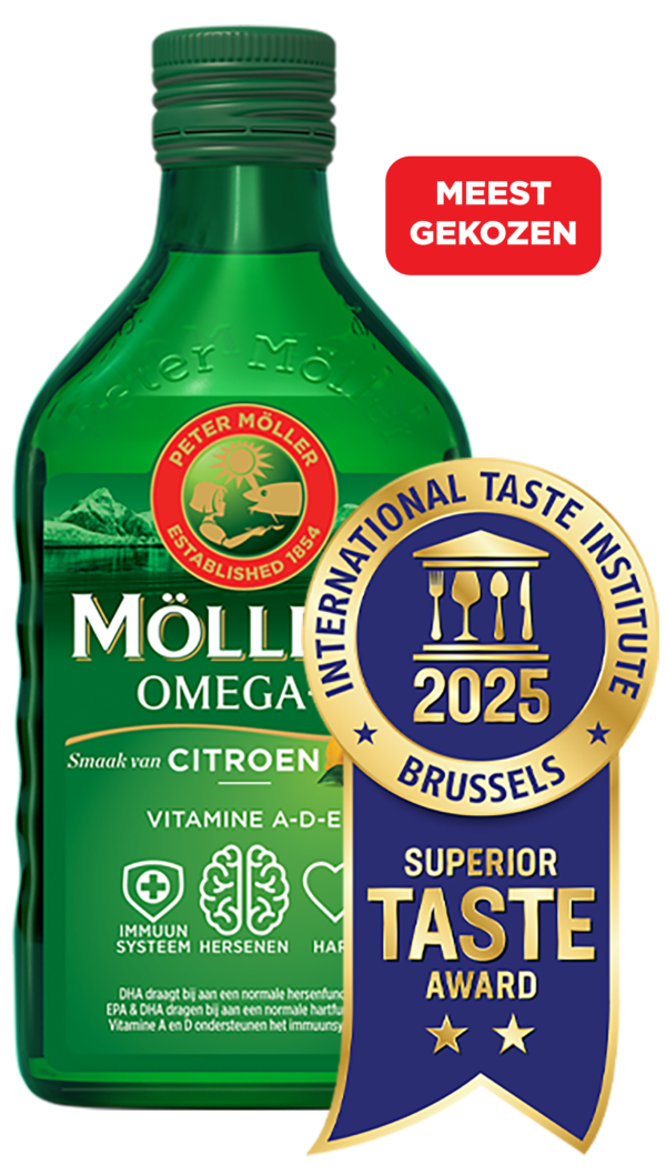 Möller's Oméga-3 Huile de Foie de Morue Citron - 250ml