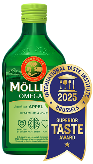 Möller's Oméga-3 Huile de Foie de Morue Pomme - 250ml