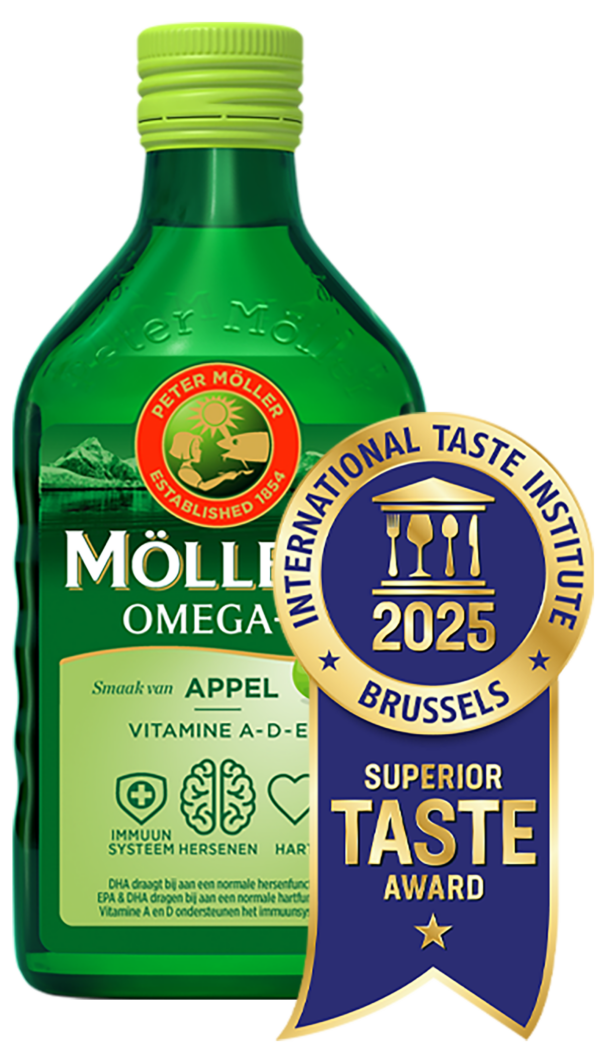 Möller's Oméga-3 Huile de Foie de Morue Pomme - 250ml