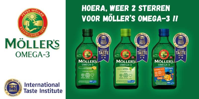 L’huile de foie de morue de Möller est année après année l’huile de foie de morue au meilleur goût