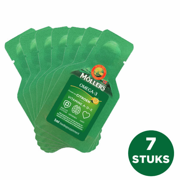 Möller's Omega-3 To-Go - Citron - 7 x 5ml